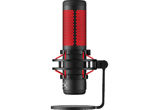 HYPERX QuadCast Desktop-Mikrofon, Rot/Schwarz