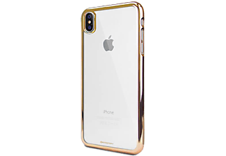 MERCURY R2IPXG iPhone X TPU Tok fém hatású kerettel, arany