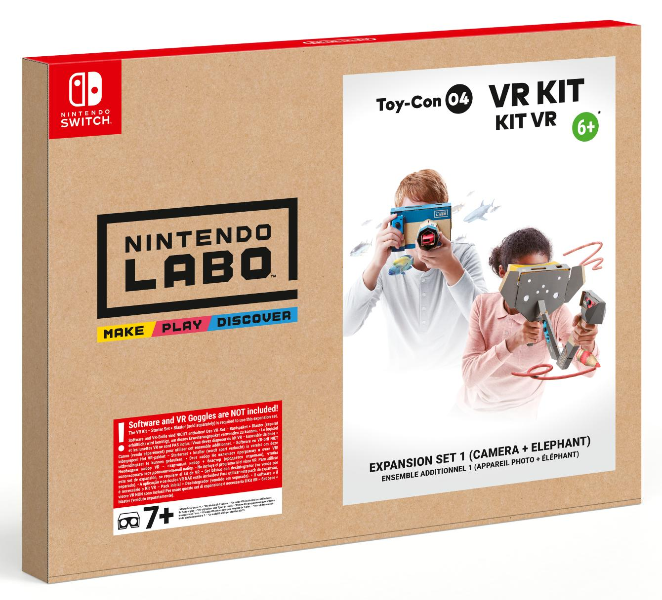Nintendo Labo: Toy-Con 04 Erweiterungspaket 1 (Kamera + Elefant) - [Nintendo Switch]