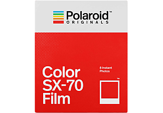 POLAROID színes SX-70 Film, fotópapír fehér kerettel, SX-70 kamerához, 8db instant fotó