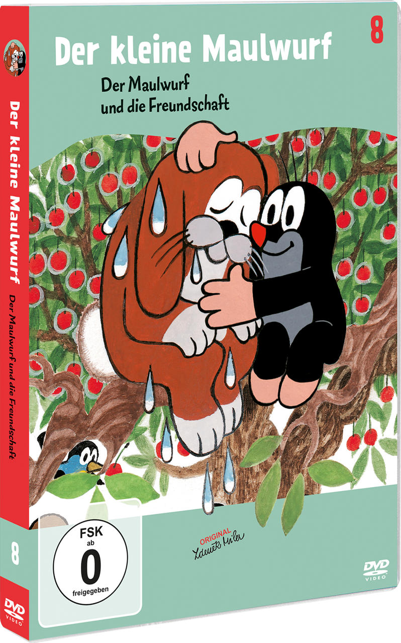 DVD-Cover für den Zeichentrickfilm Der kleine Maulwurf.