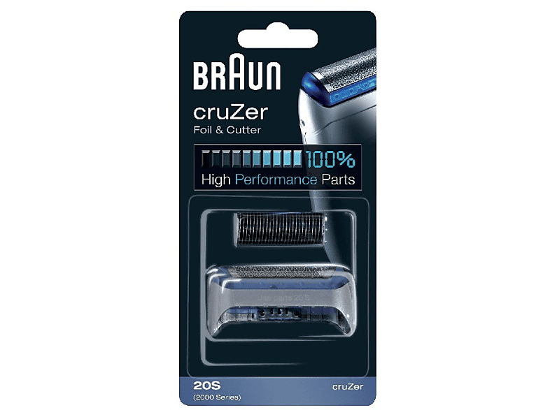 Braun 20s Recambio para afeitadora hombre cruzer de con portacuchillas color plata compatible las maquinillas negro combipack 2000 recarga series cruzer20s pack 81387934braun