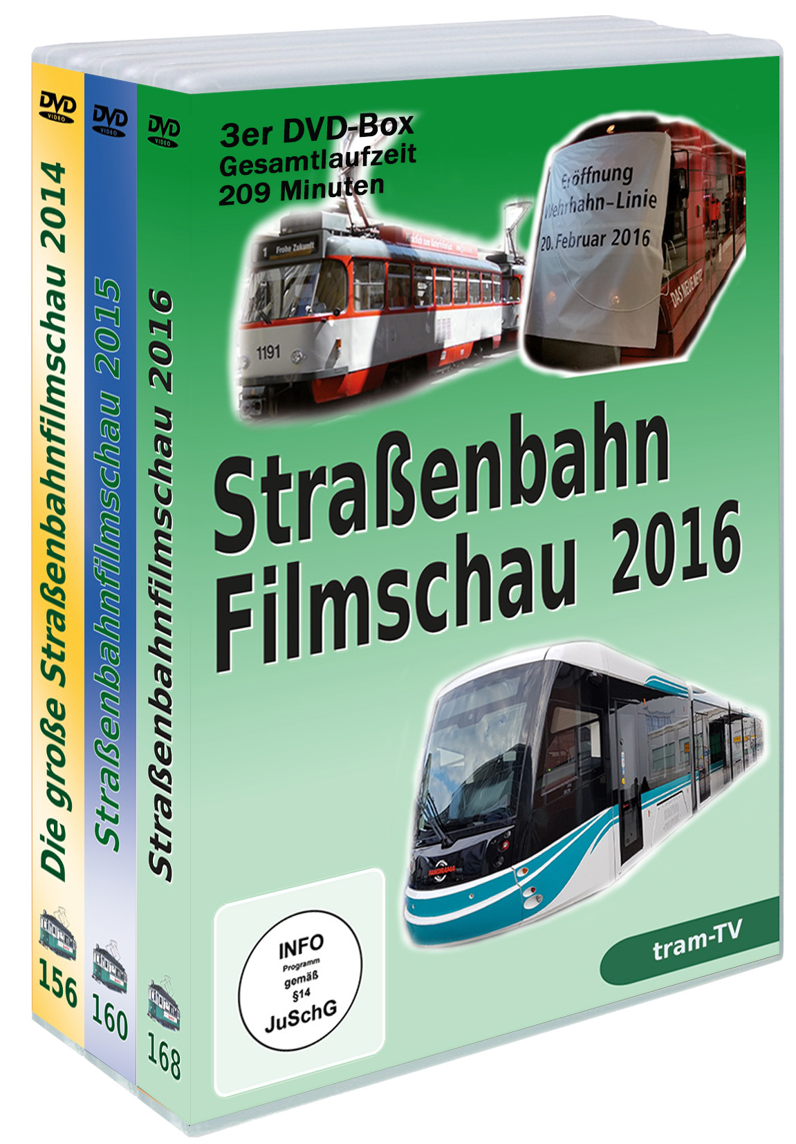 2015 2016 2014 – STRASSENBAHN-BOX DVD -