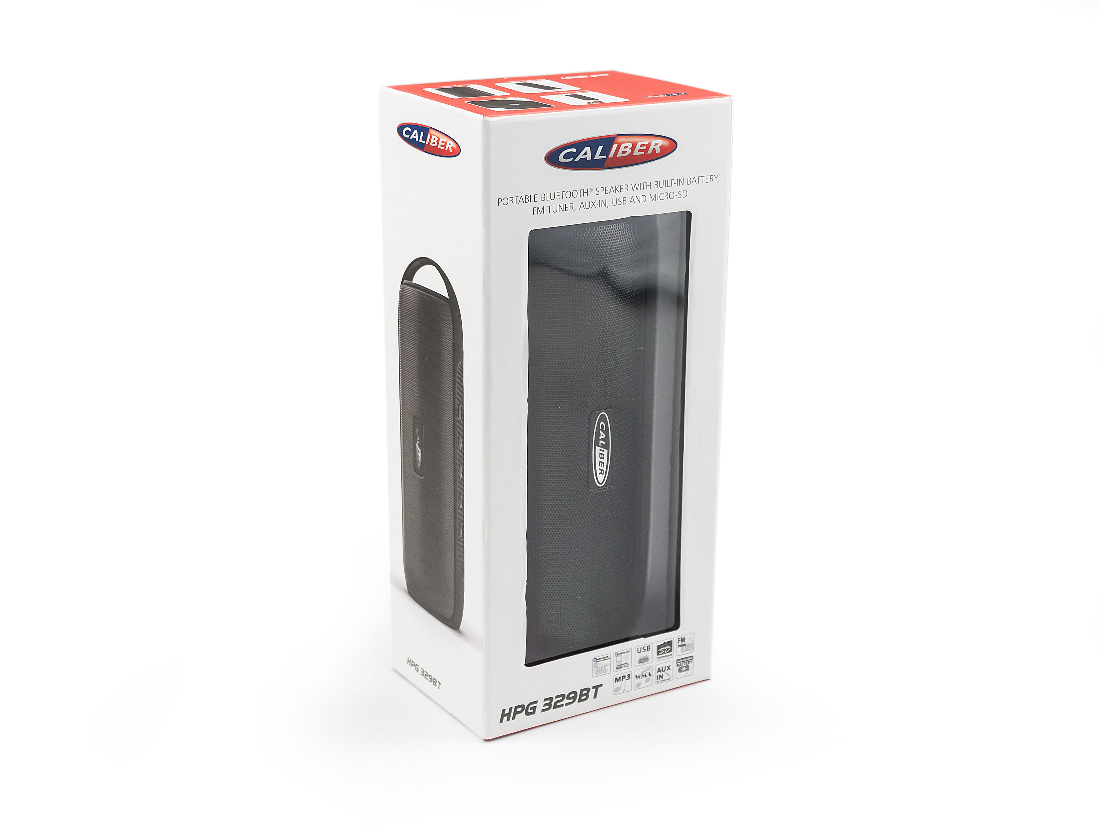 CALIBER HPG329BT Bluetooth Lautsprecher, Schwarz