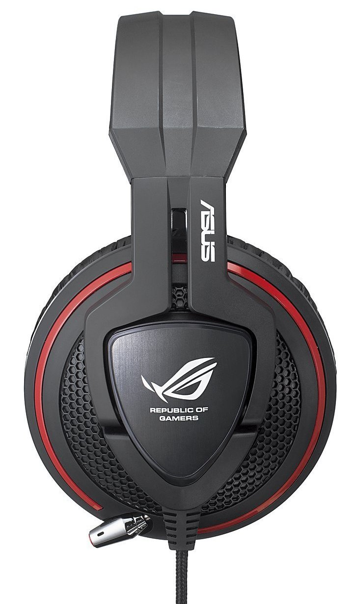 Auriculares gaming - ASUS Orion Pro, Procesador de audio ROG Spitfire, Aislamiento ruido