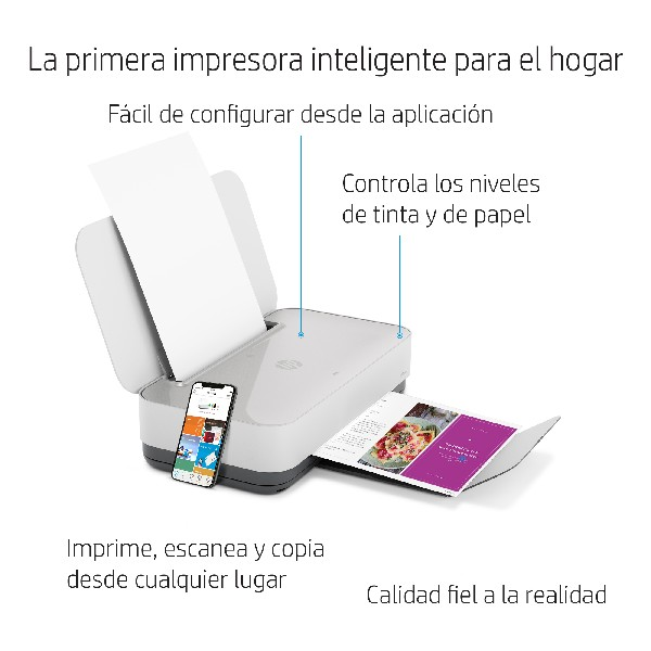 Impresora multifunción - HP Tango X, Color, 8 ppm, Wifi, Compatible con HP Instant Ink