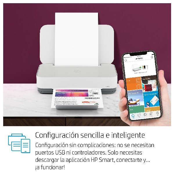 Impresora multifunción - HP Tango X, Color, 8 ppm, Wifi, Compatible con HP Instant Ink