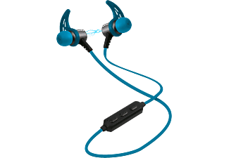SBS Runner - Casque Bluetooth (In-ear, Bleu/Noir)