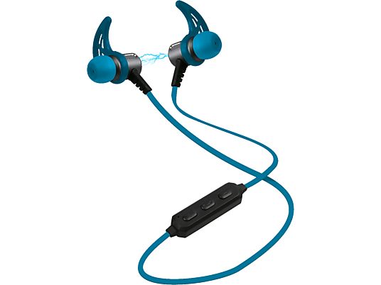 SBS Runner - Cuffie Bluetooth (In-ear, Blu/Nero)