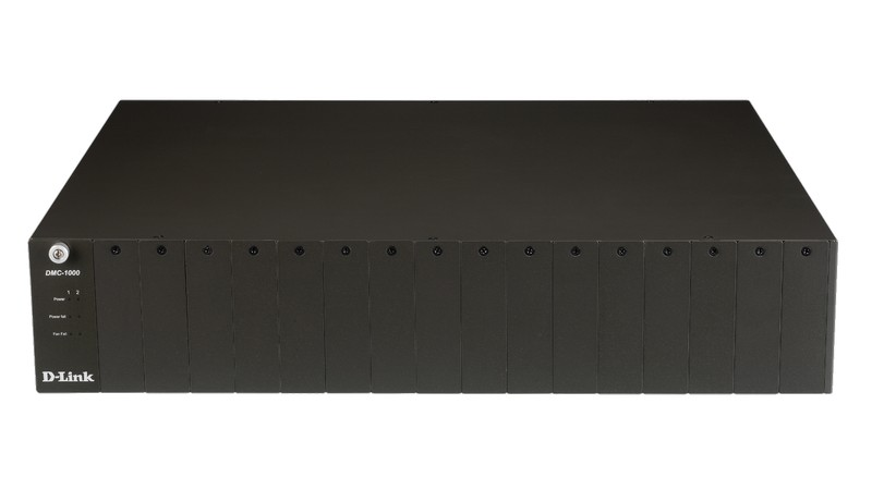 Chasis para conversores de Medio - D-Link 16 Slot Chassis for DMC Series Media Converters, DMC-1000
