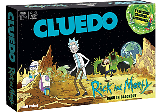 Cluedo Rick and Morty Brettspiel mit 6 exklusive Sammel Figuren
