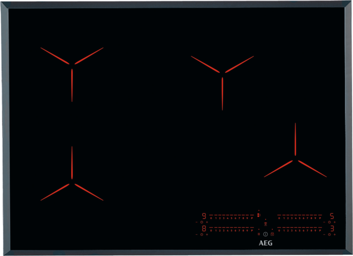 AEG IPE74541FB Beépíthető indukciós főzőlap, Hob2Hood, 70 cm