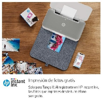 Impresora multifunción - HP Tango X, Color, 8 ppm, Wifi, Compatible con HP Instant Ink
