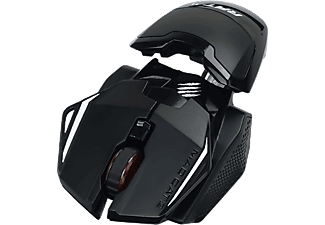 MAD CATZ R.A.T. 1+ - Gaming Maus, Kabelgebunden, Optisch mit Laserdioden, 2000 dpi, Schwarz