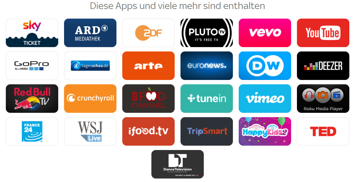 SKY Ticket inklusive 2 Monate Fiction TV Stick, Schwarz