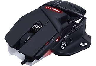 MAD CATZ R.A.T. 4+ - Gaming Topo, Alloggiamenti per cavi, Ottica con diodi laser, 7200 dpi, Nero