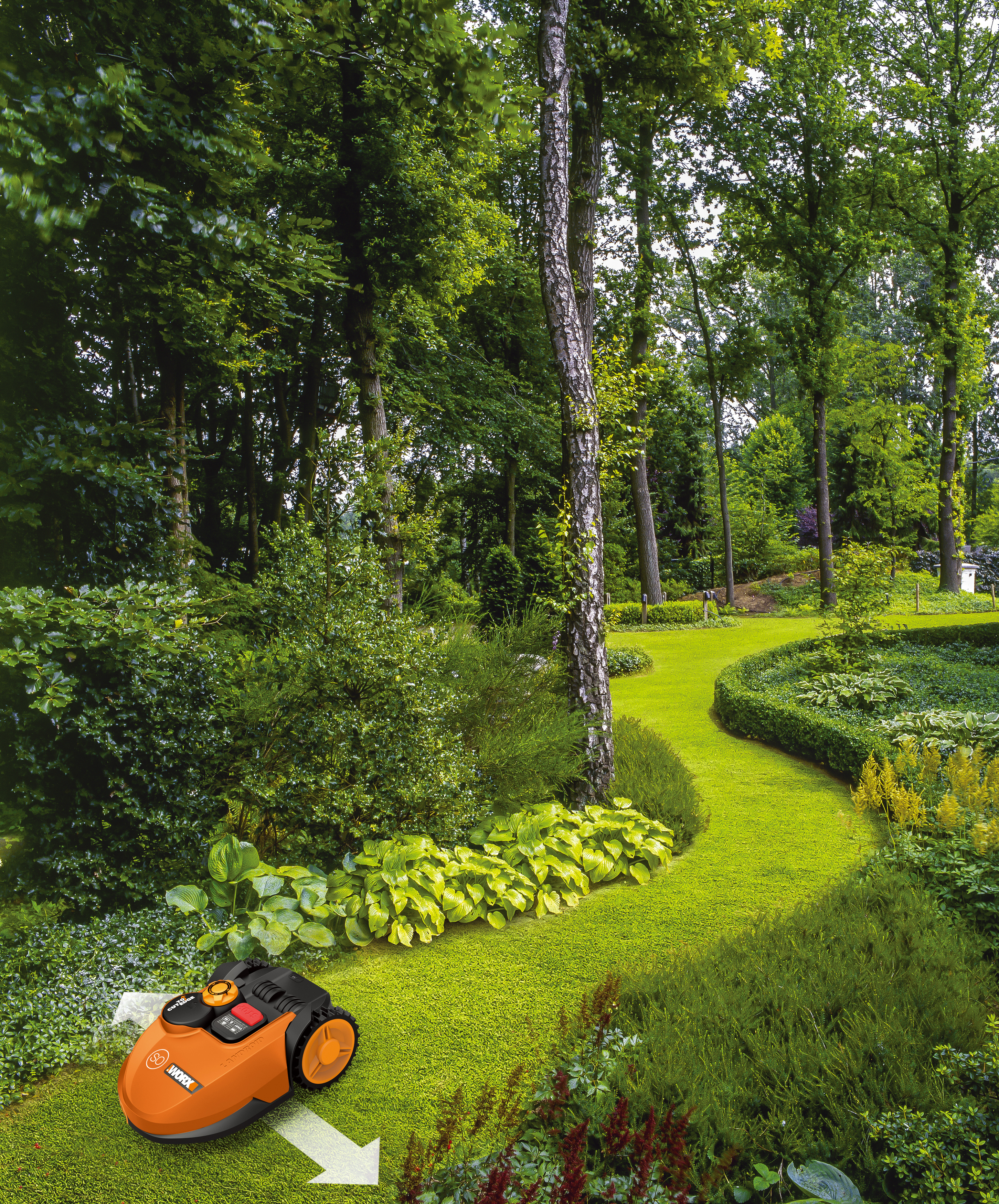 WORX Landroid WR101SI.1, Mähroboter, für bis zu 450 m²