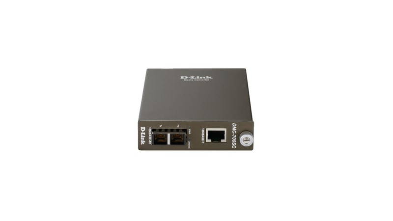 Convertidor de medios - D-Link DMC 700SC, Conecta fibra 1000 BASE-SX a medios de cobre 1000 Base-T