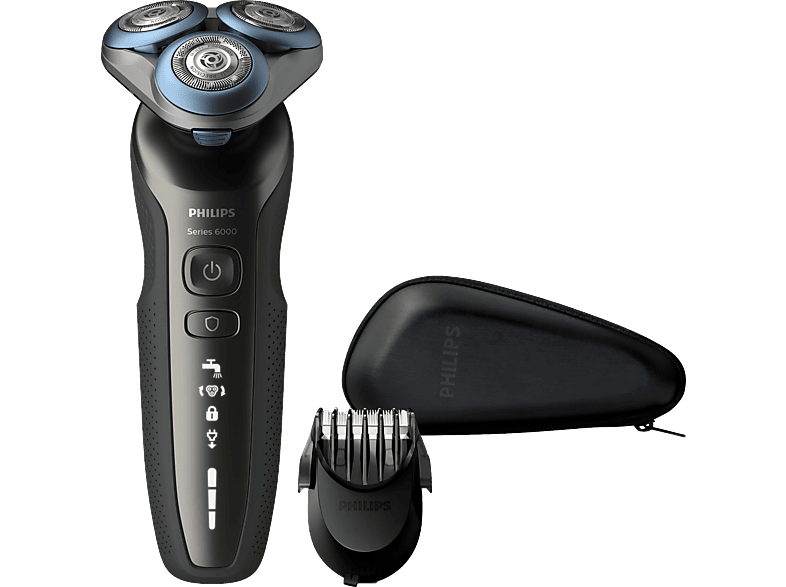 PHILIPS S 6640/44 Rasierer Silber/Schwarz (MultiPrecision-Klingensystem
