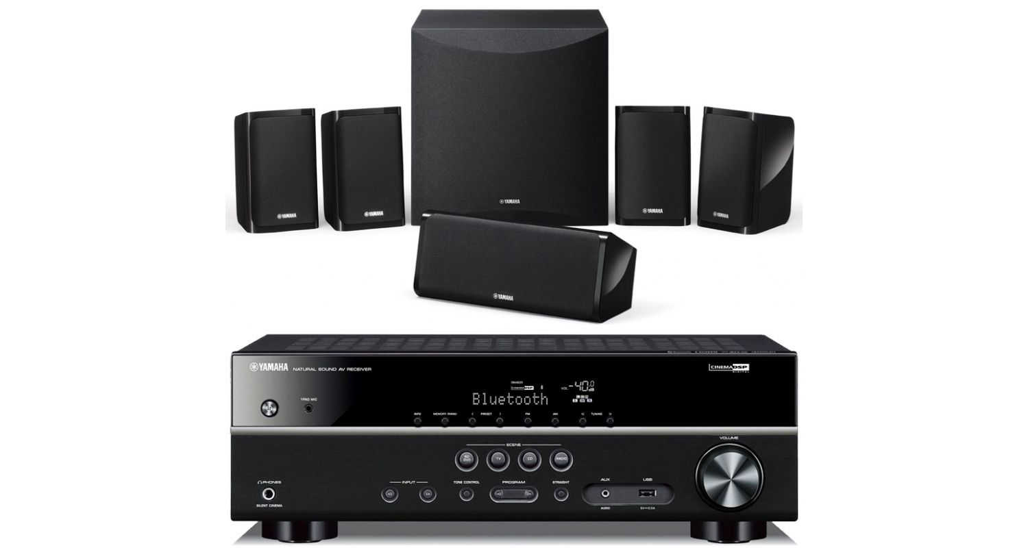 Home Cinema 5.1 - Yamaha YHT-3041, Receptor AV HTR-3069 70 W, Dolby Digital DTS-HD, Altavoces NS-P41
