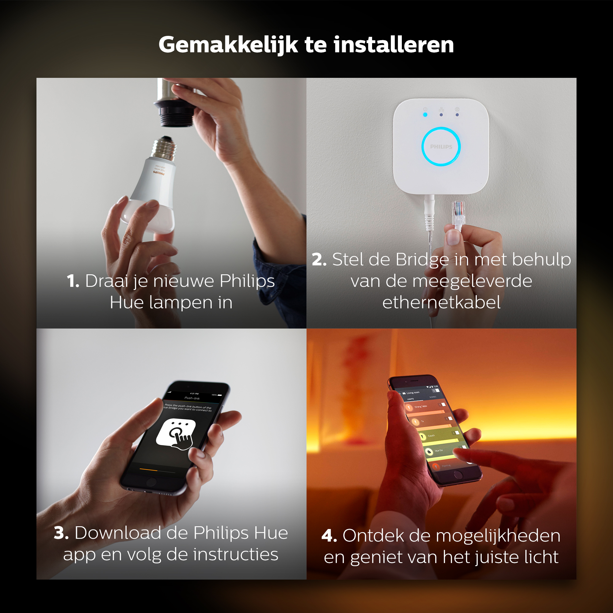 PHILIPS HUE White Ambiance DuoPack GU10 (wit licht)