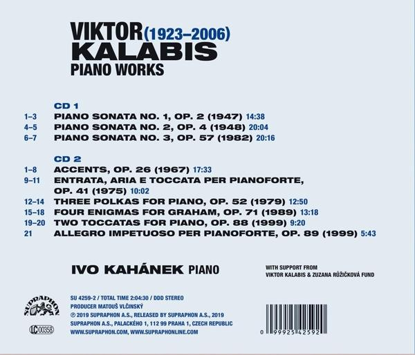Ivo Kahanek - Klavierwerke  - (CD)