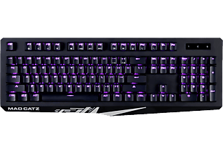 MAD CATZ Strike 4 - Clavier de jeu, Câble, QWERTY, Mecha-Membran, Noir