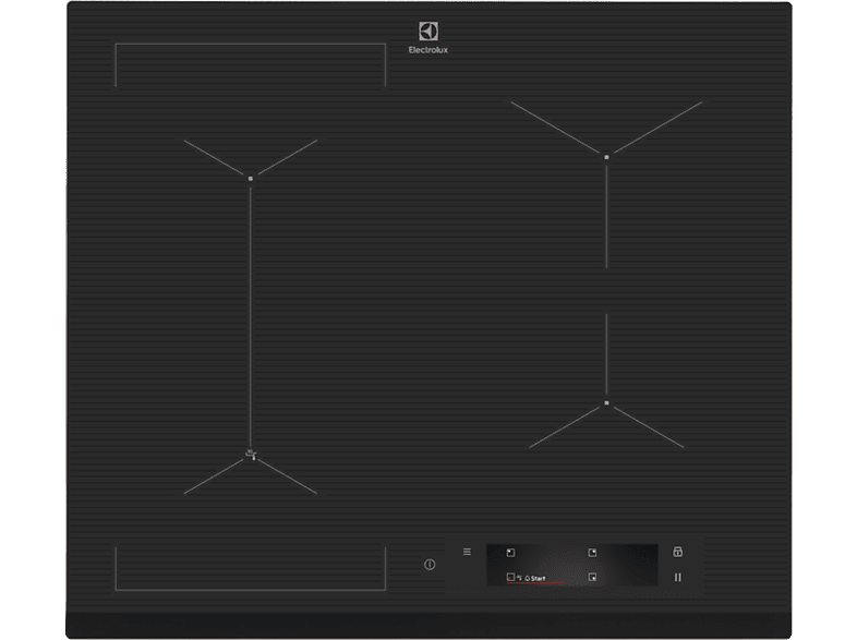 ELECTROLUX EIS6448 SenseFry beépíthető indukciós főzőlap, Bridge funkció, Hob2Hood, 60 cm