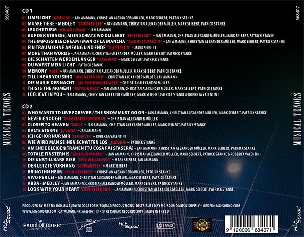 Jan Anmann, Christian Alexander Müller, Mark Seibert, Patrick Stanke - Older But Not Wiser-Tour  - (CD)