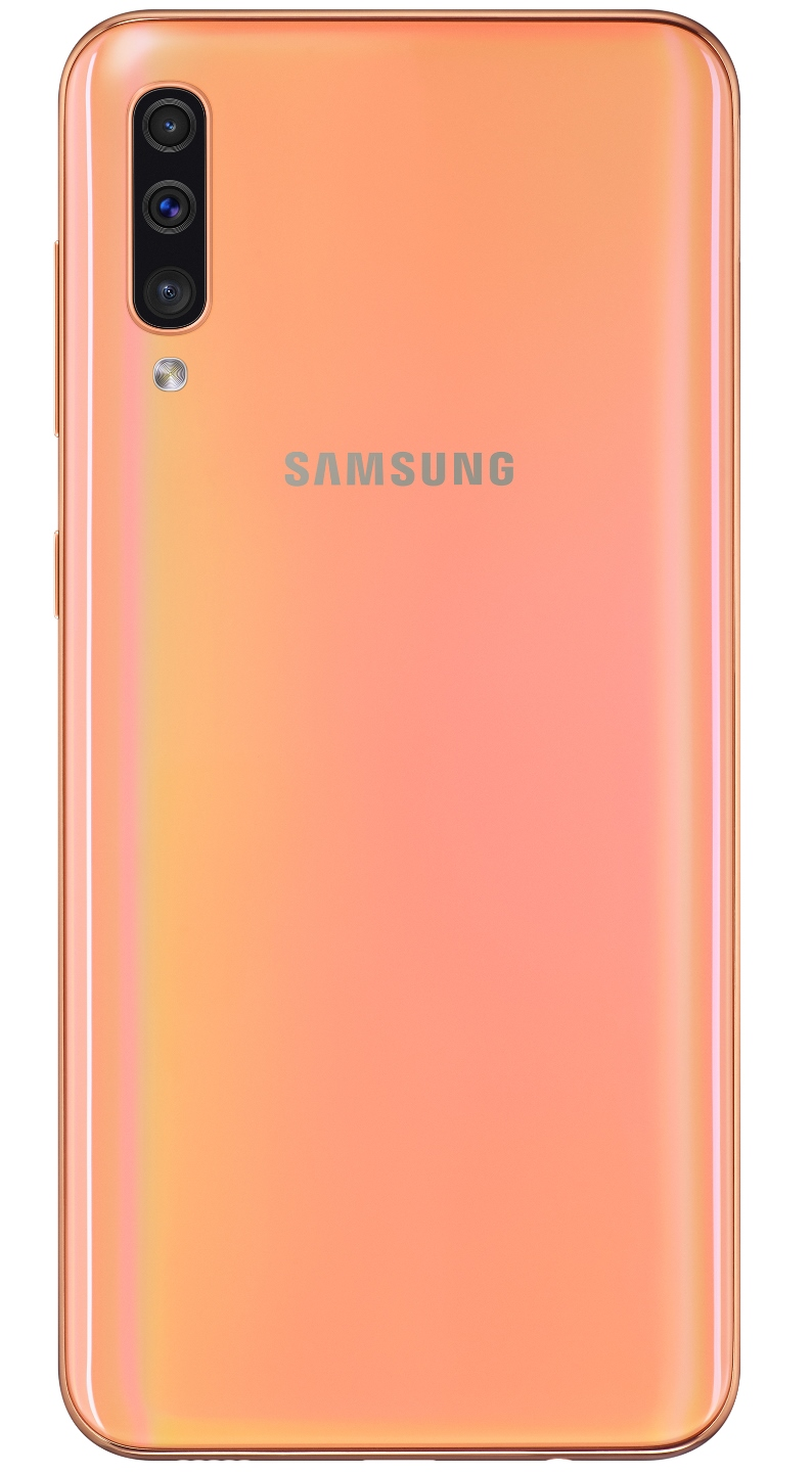 Móvil - Samsung Galaxy A50, Coral, 128 GB, 4 GB RAM, 6.4" Full HD+, Samsung Exynos, 4000 mAh, Android