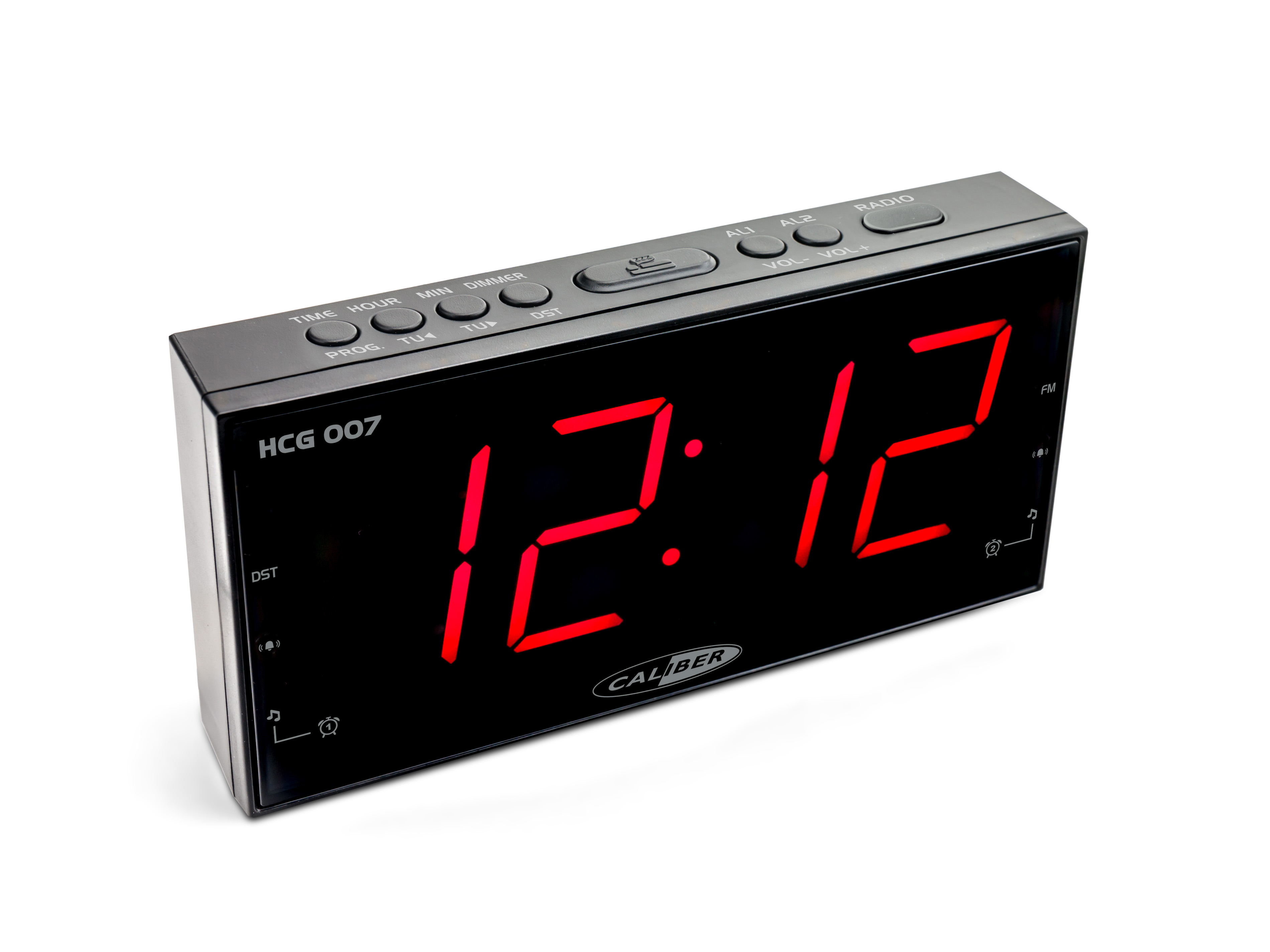 CALIBER HCGH007 Radio-Wecker, FM, Schwarz