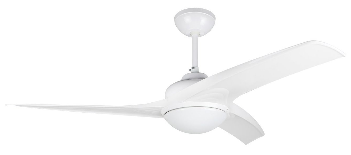 Ventilador de techo - Orbegozo CP 90132, 55 W, 3 aspas, 3 intensidades, Mando distancia, Opción luz