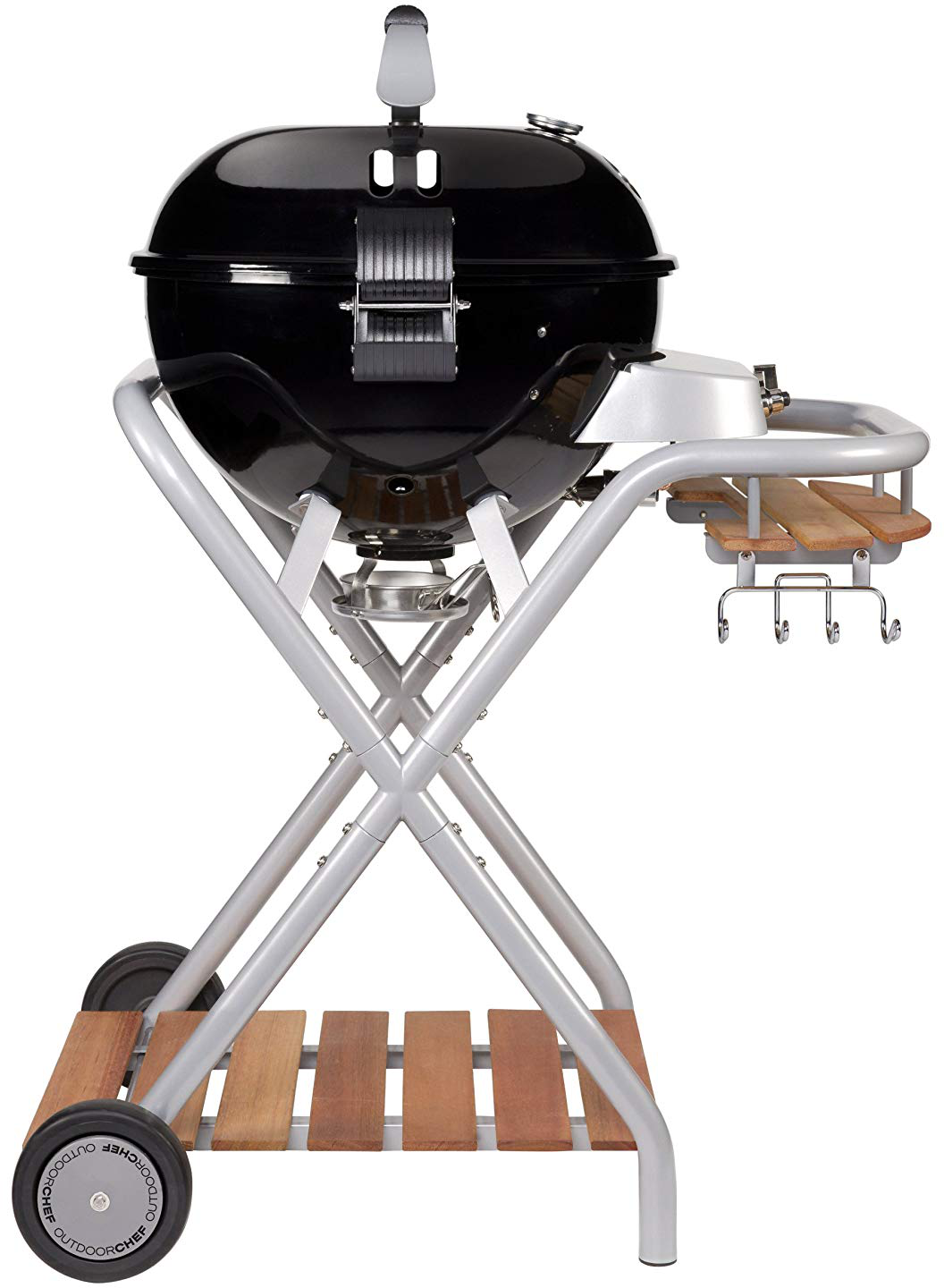OUTDOORCHEF Ambri 480 G - Barbecue a gas (Nero/Argento/Legno)