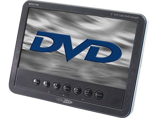 CALIBER MPD178 Tragbarer DVD-Player, Schwarz