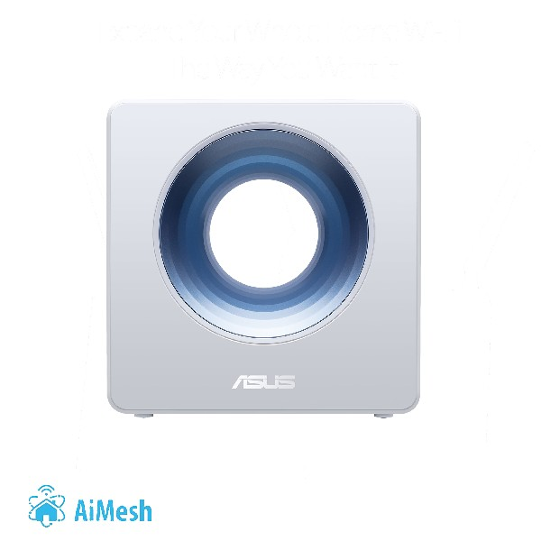 Router y módem - ASUS 4G-AC68U, 1300 Mbps, 4 antenas externas, blanco