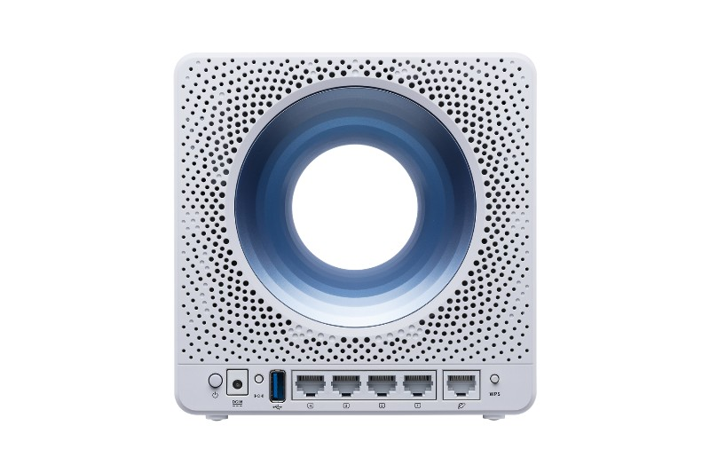 Router y módem - ASUS 4G-AC68U, 1300 Mbps, 4 antenas externas, blanco