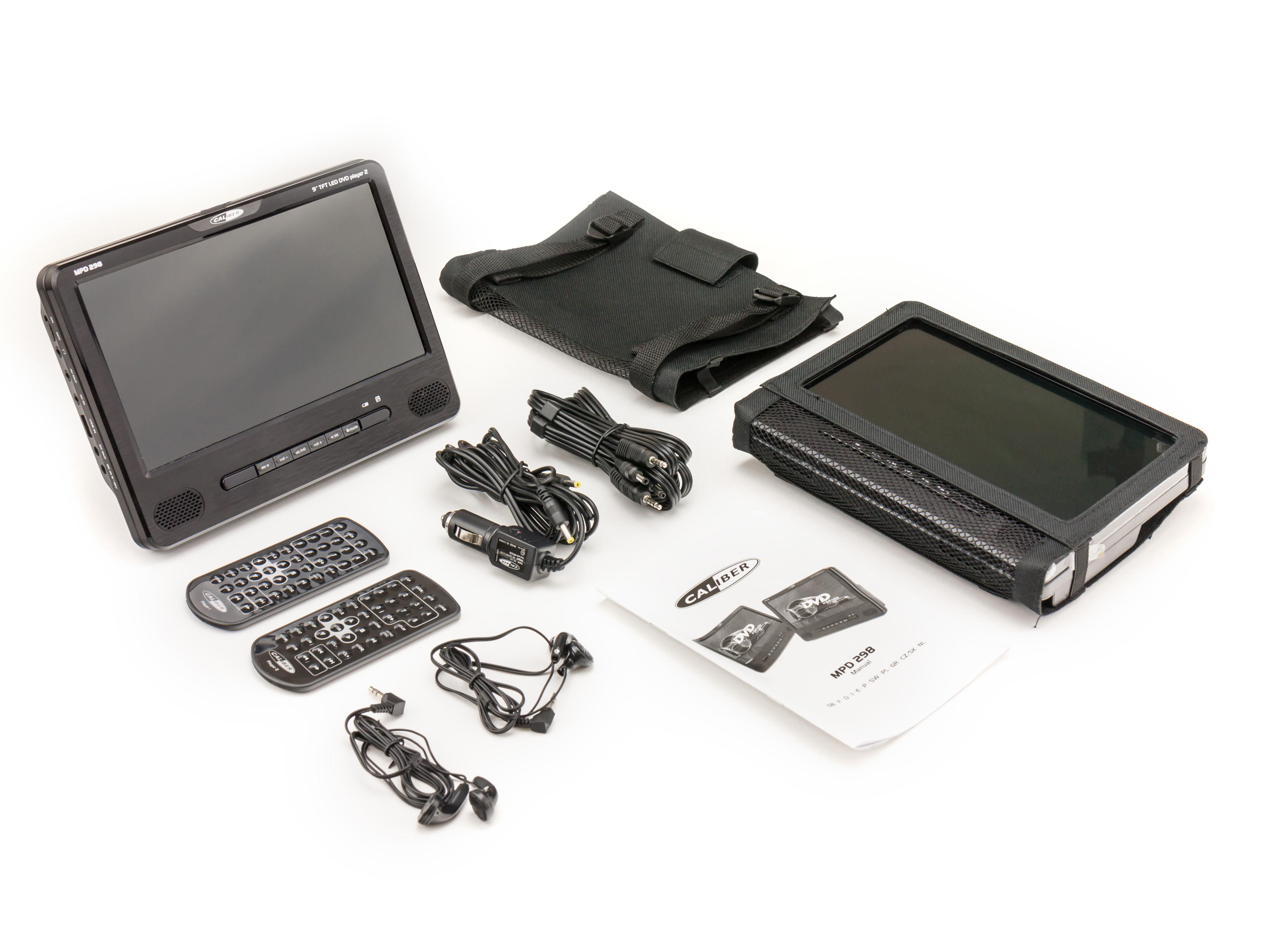 CALIBER MPD298 Tragbarer DVD-Player, Schwarz