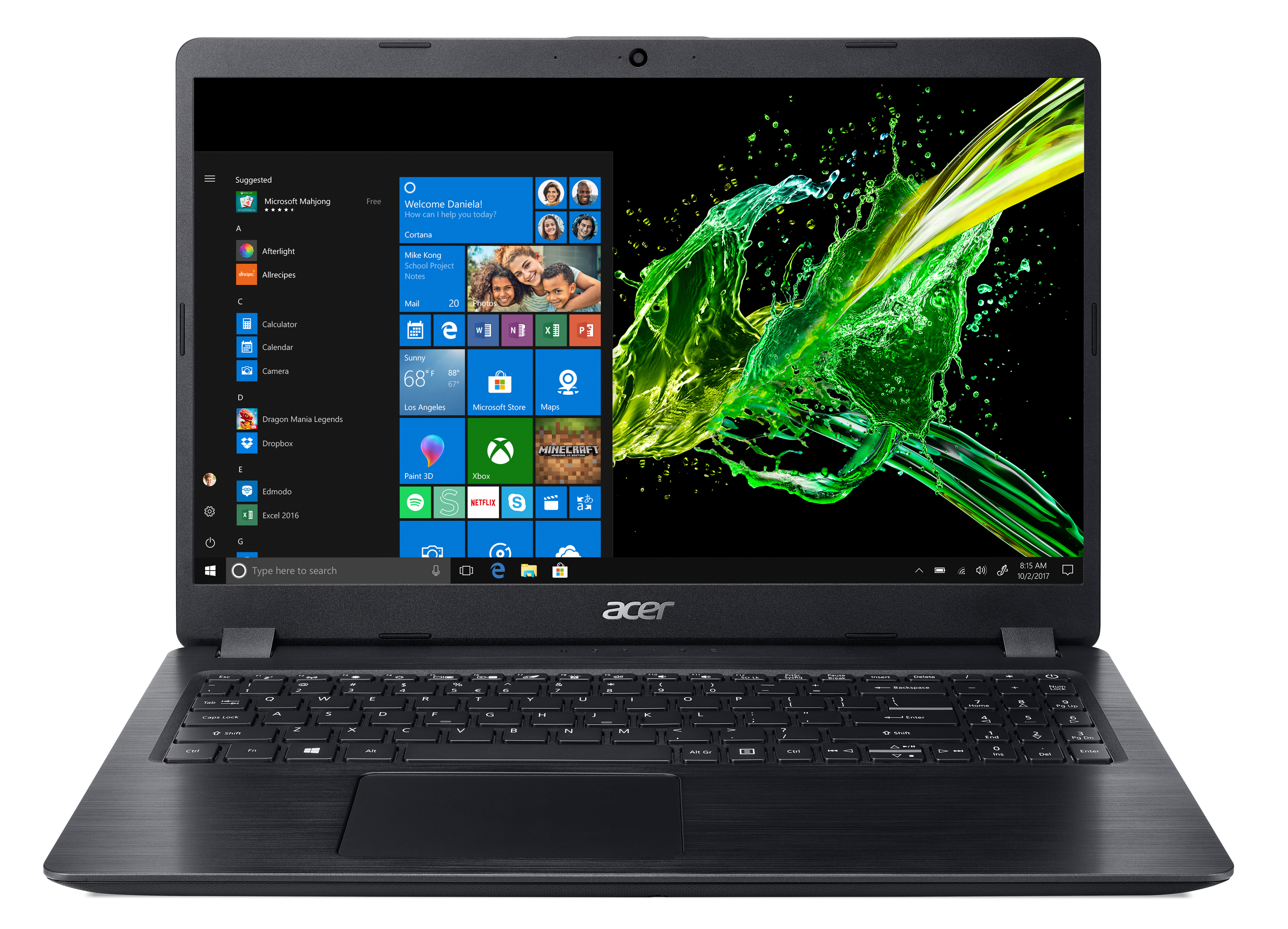 ACER Aspire 5 (A515-52G-722V) - 15,6 Zoll - Intel® Core™ i7 i7-8565U - 8 GB - 512 GB - NVIDIA GeForce® MX130 - Windows 10 Home (64 Bit)