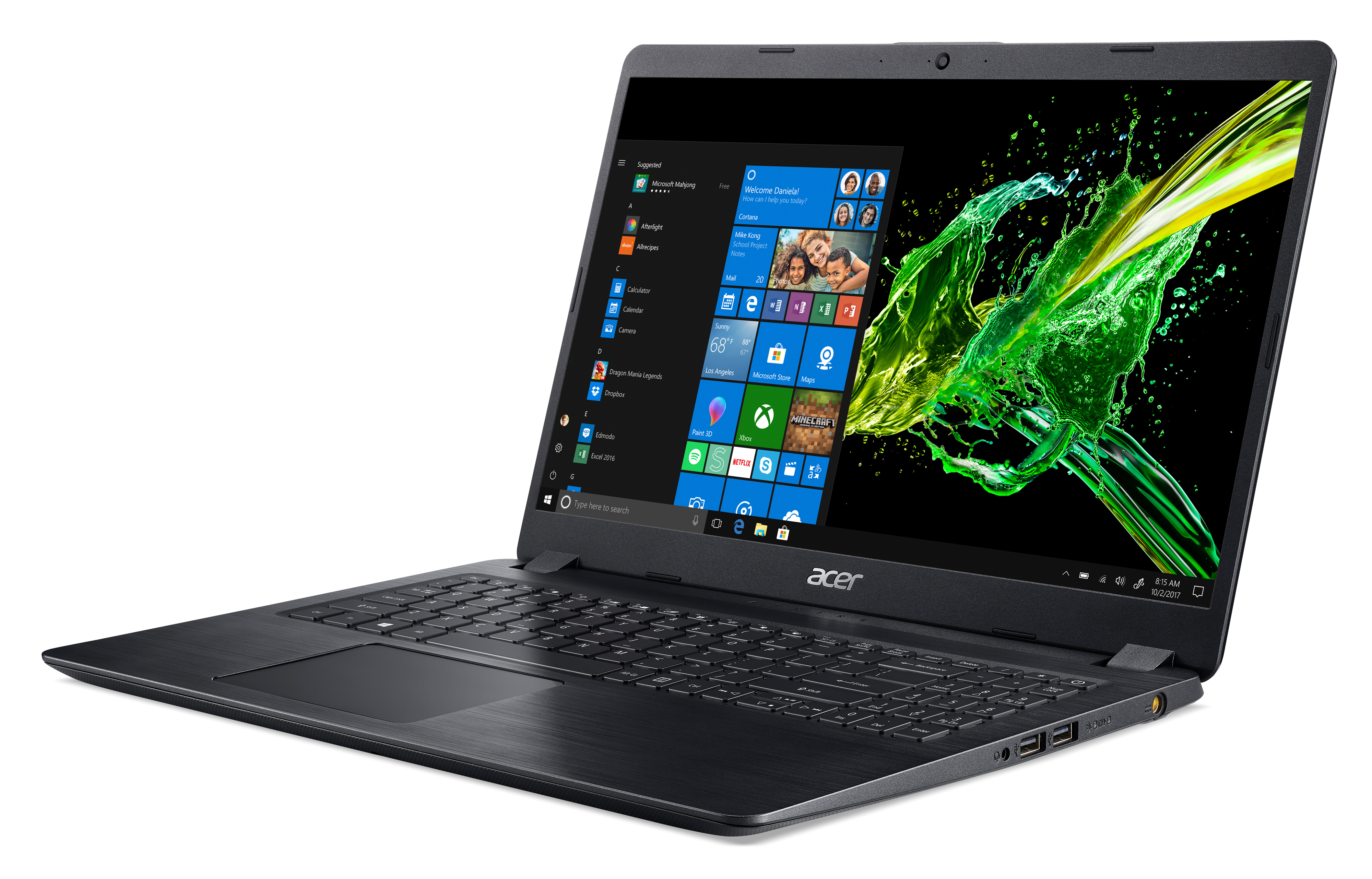 ACER Aspire 5 (A515-52G-722V) - 15,6 Zoll - Intel® Core™ i7 i7-8565U - 8 GB - 512 GB - NVIDIA GeForce® MX130 - Windows 10 Home (64 Bit)