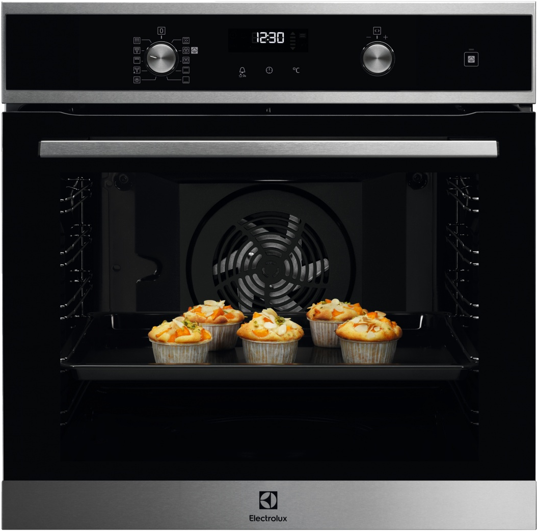 ELECTROLUX EOD6P71X SteamBake beépíthető sütő gőzfunkcióval, maghőmérő, pirolitikus tisztítás