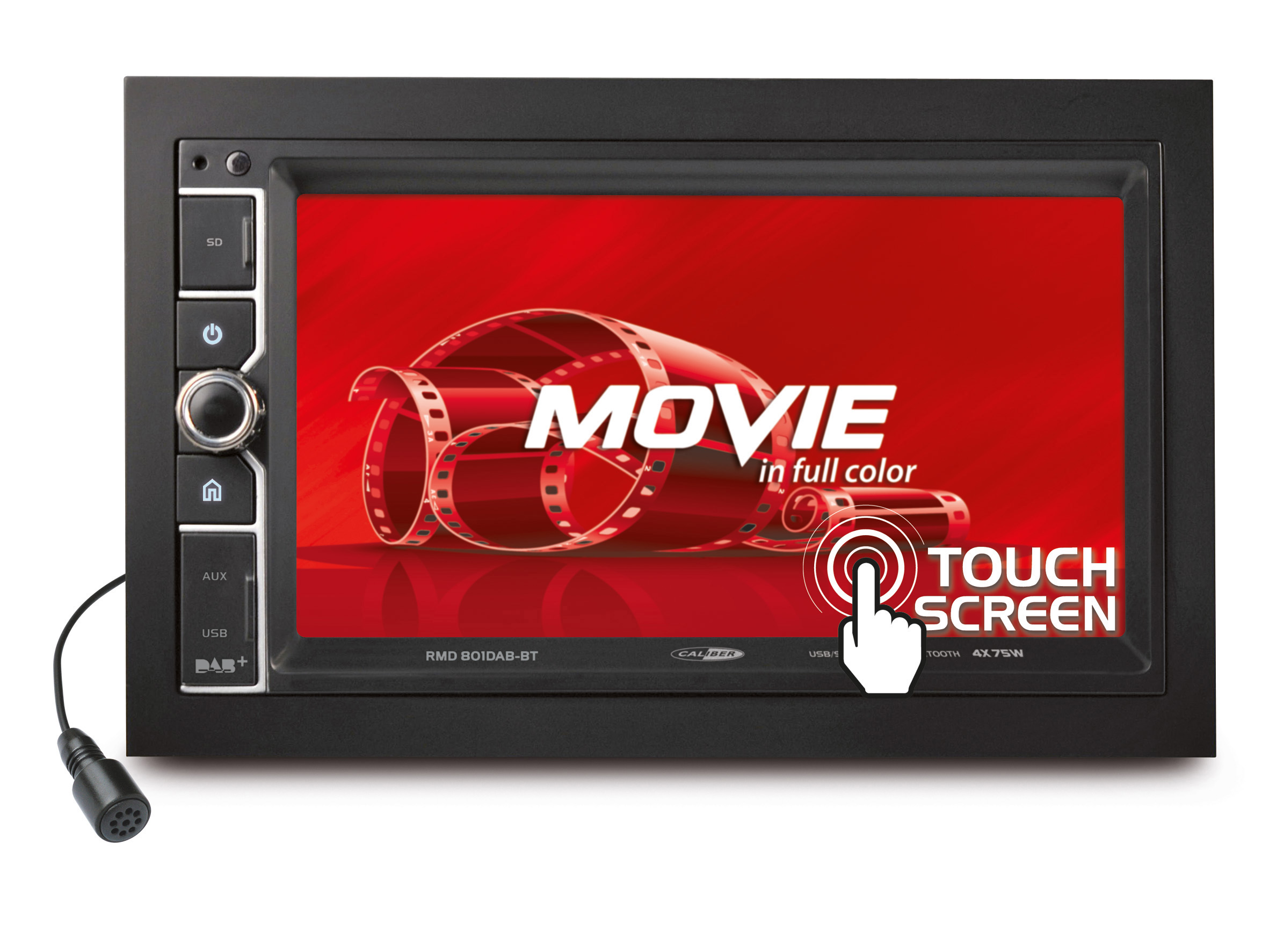 CALIBER RMD801DAB-BT Radio 2 DIN (Doppel-DIN), 75 Watt