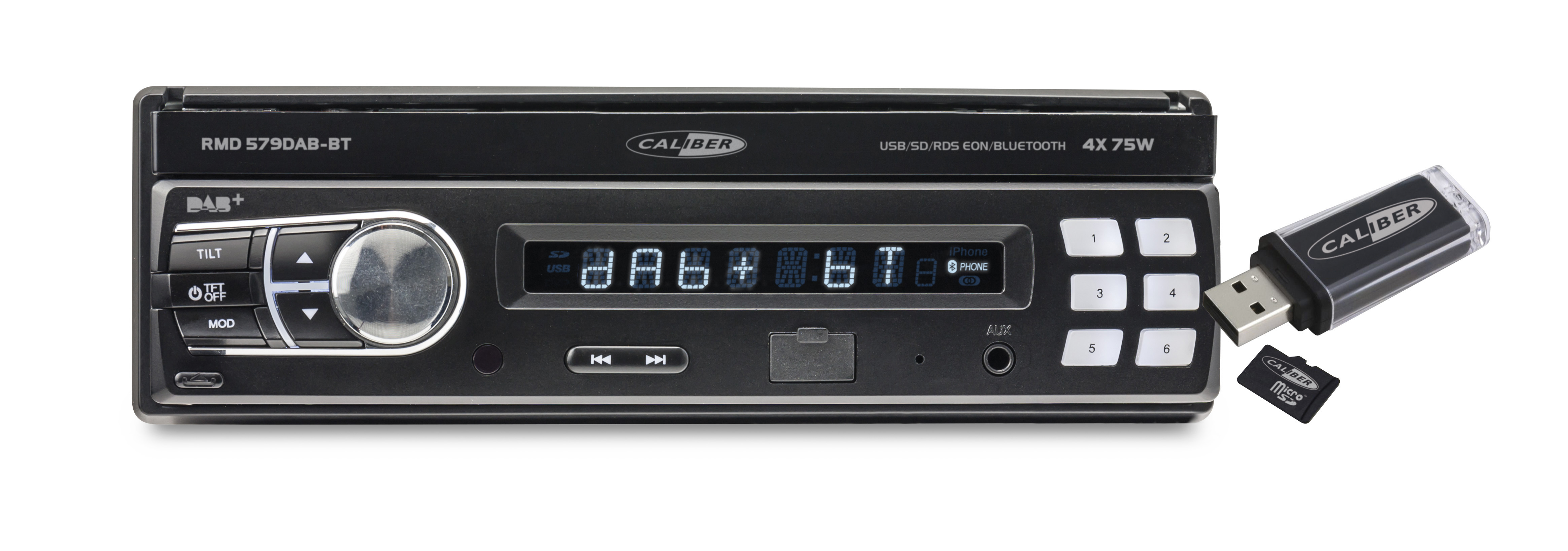 CALIBER RMD579DAB-BT Radio 2 DIN (Doppel-DIN), 75 Watt