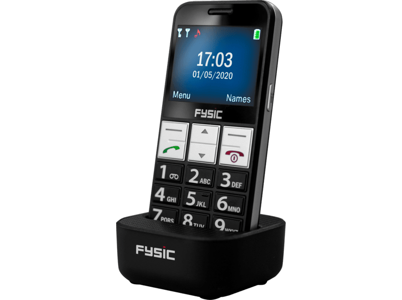 Vergelijking Wat leuk dun FYSIC FM-7810 Senioren Mobiele Telefoon - 16 MB Zwart kopen? | MediaMarkt