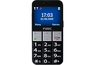 FYSIC FM-7810 Senioren Mobiele Telefoon - 16 MB Zwart