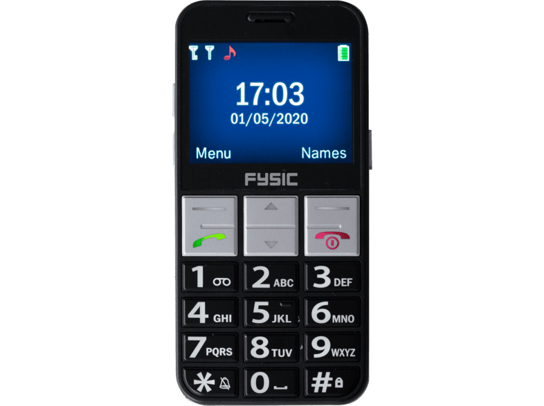 Aftrekken Opvoeding Pilfer FYSIC FM-7810 Senioren Mobiele Telefoon - 16 MB Zwart kopen? | MediaMarkt