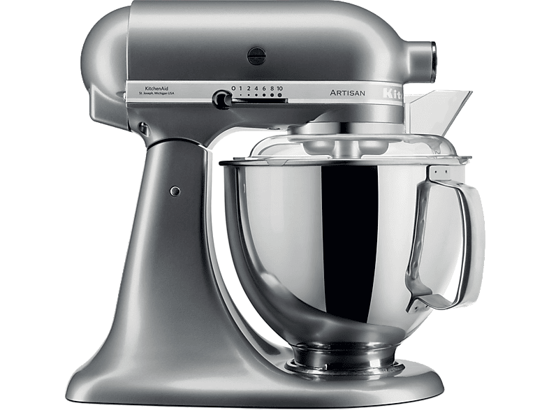 KITCHEN AID 5KSM175PSECU Artisan robotgép, 4,8 liter, ezüst