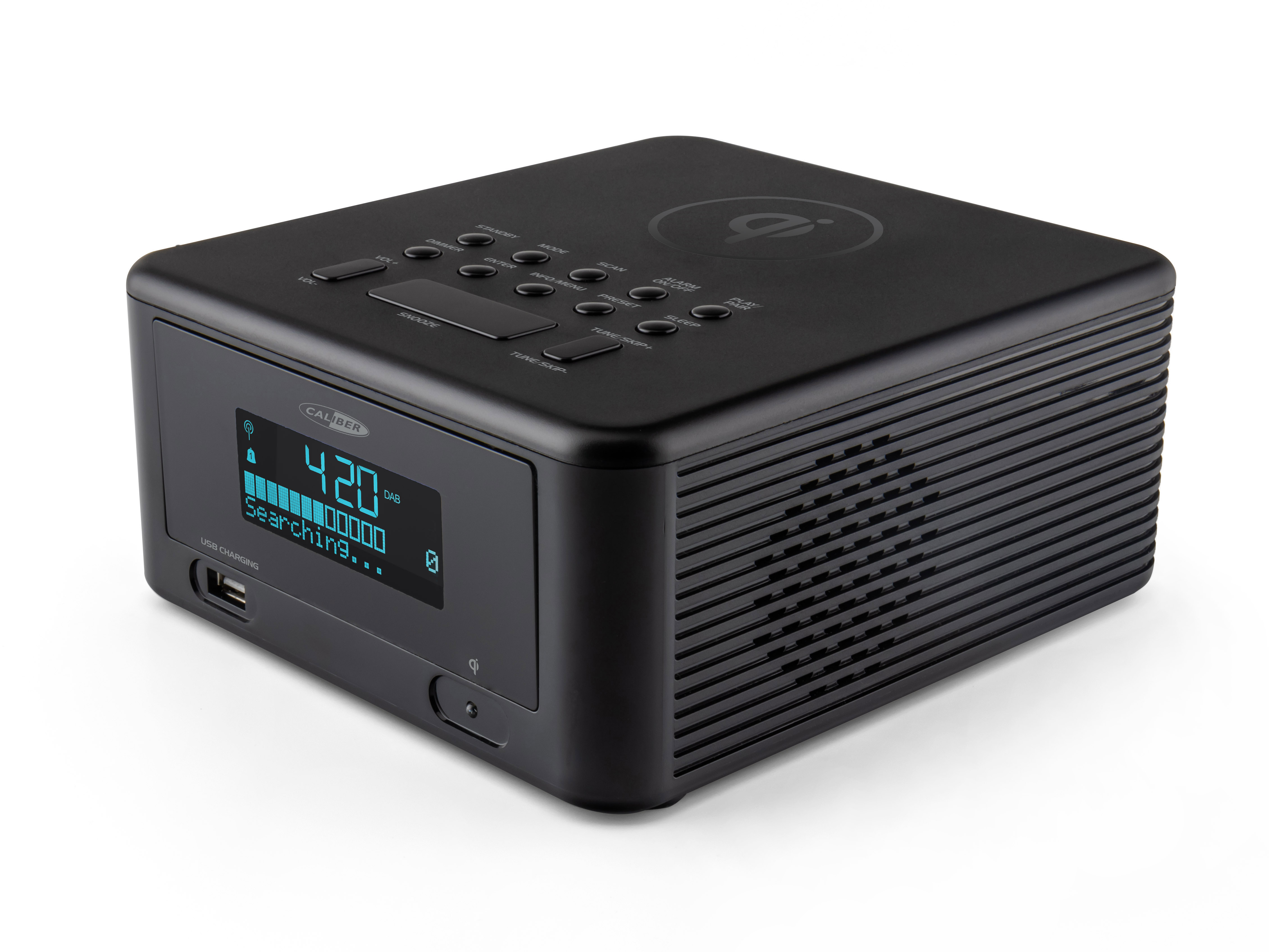 CALIBER HCG010QIDAB-BT Radio-Uhr, FM DAB+, DAB+, FM, Bluetooth, Schwarz