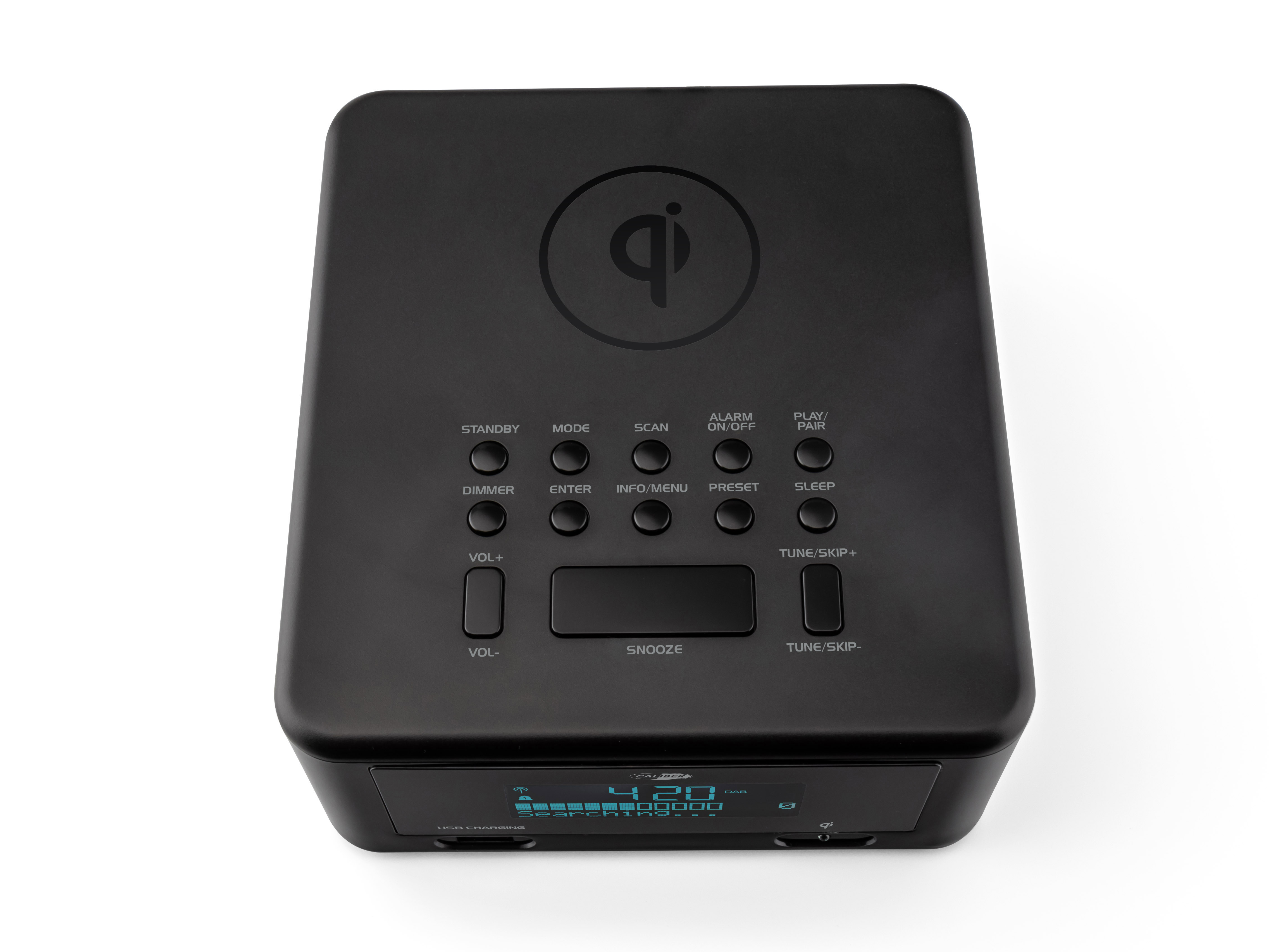 CALIBER HCG010QIDAB-BT Radio-Uhr, FM DAB+, DAB+, FM, Bluetooth, Schwarz