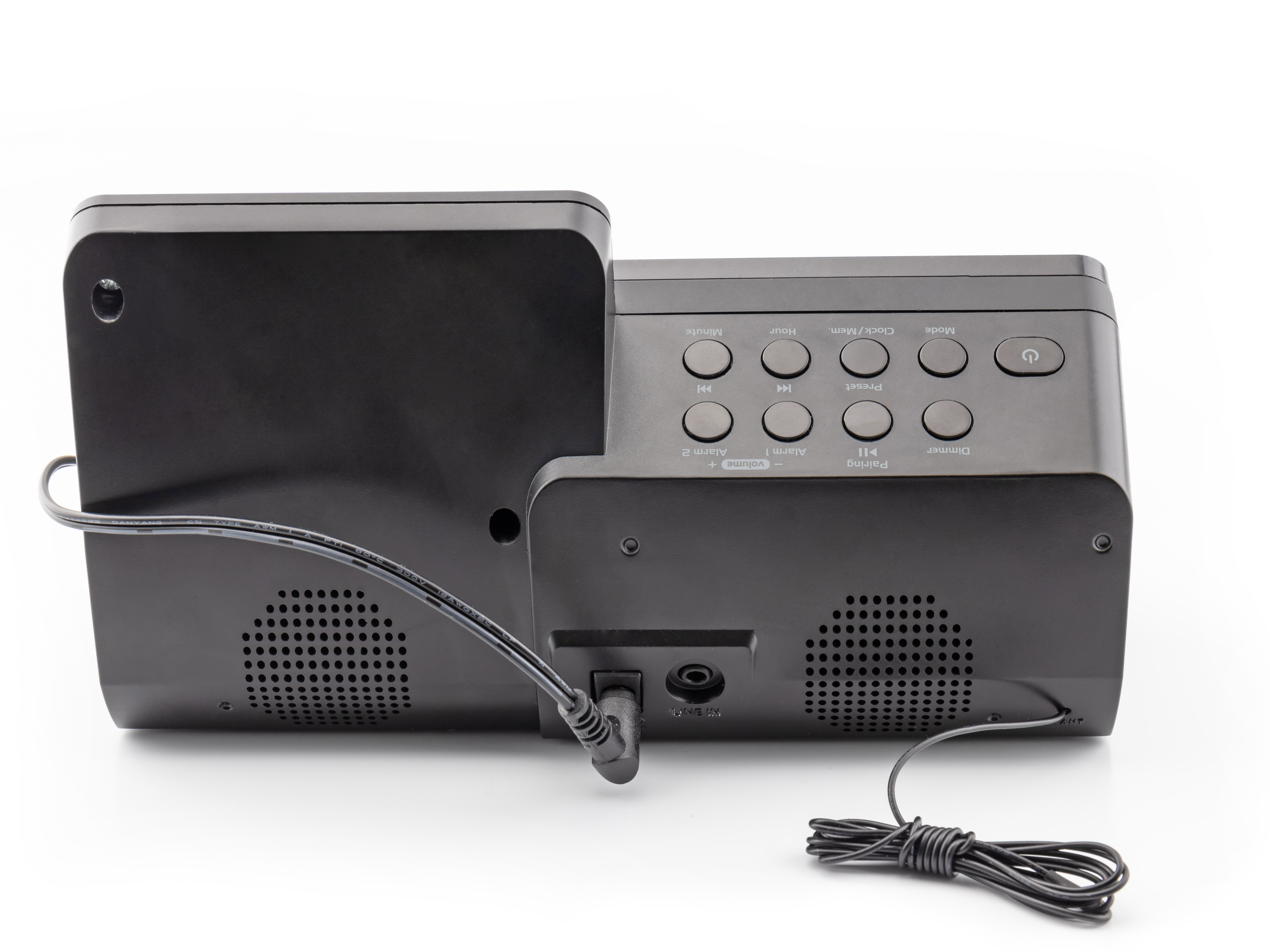 CALIBER HCG012QI-BT Radio-Uhr, FM, Bluetooth, Schwarz