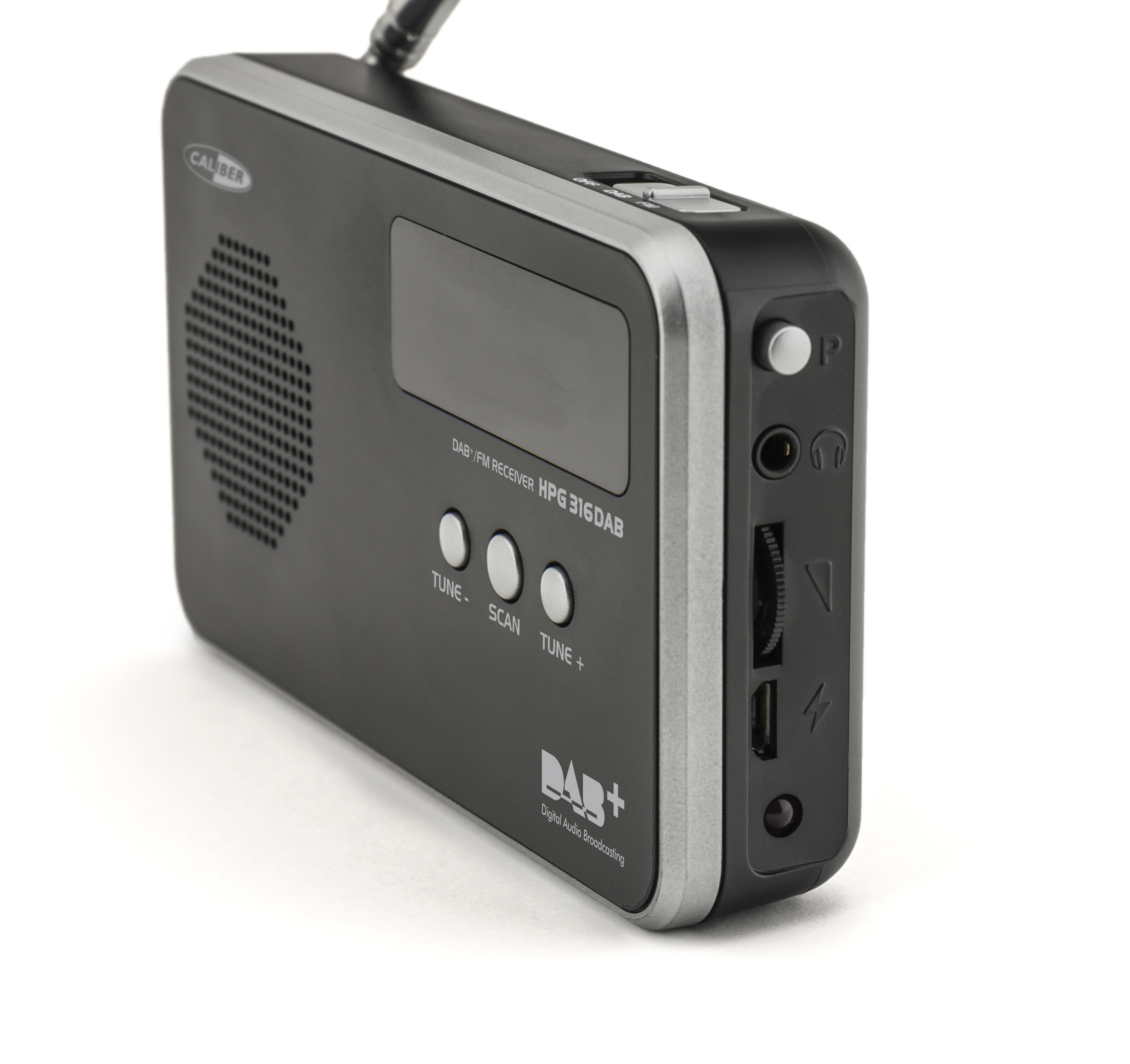 FM, Radio, portable HPG316DAB/B DAB+ Schwarz CALIBER DAB+,